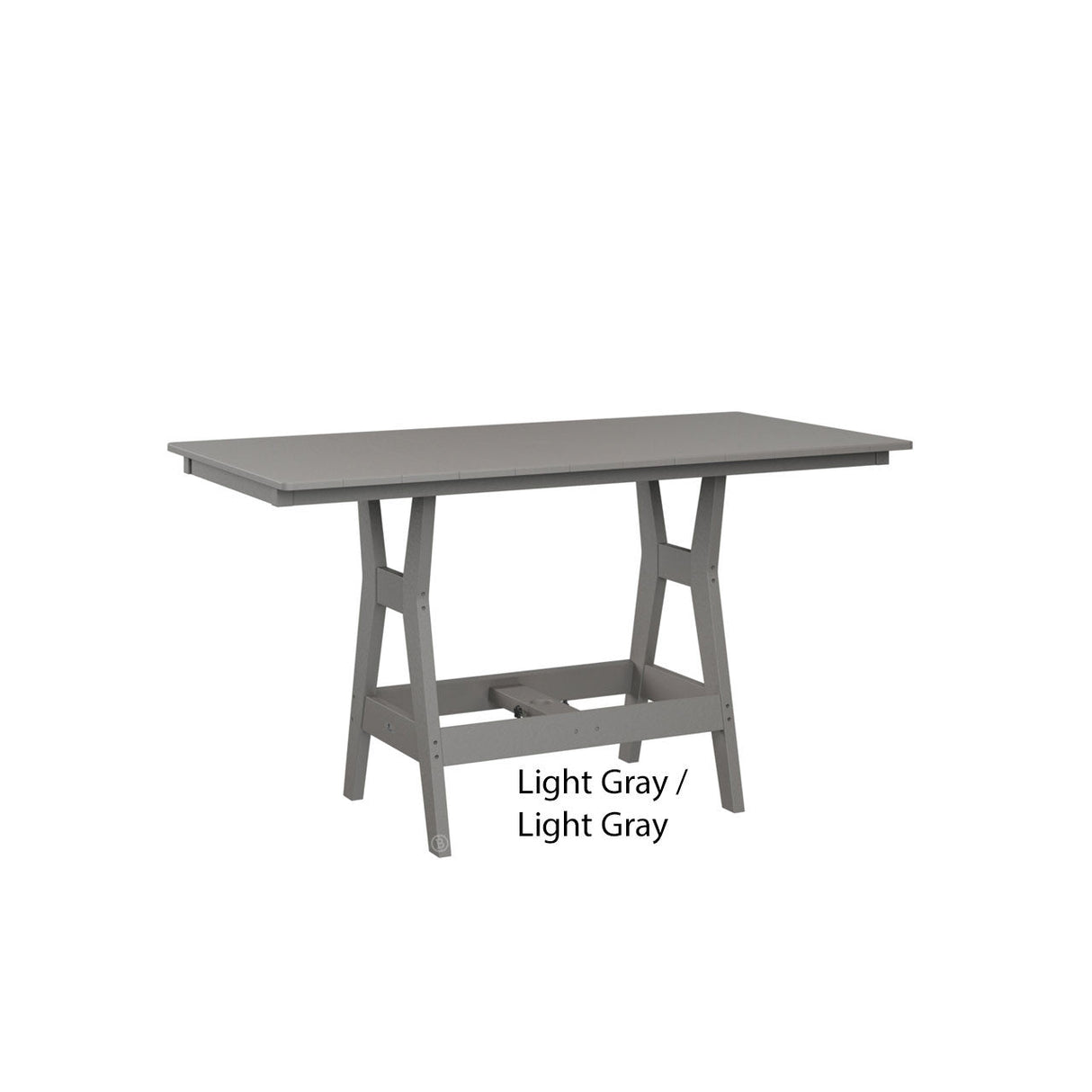 Berlin Gardens Harbor 33" x 66" Rectangular Dining Table