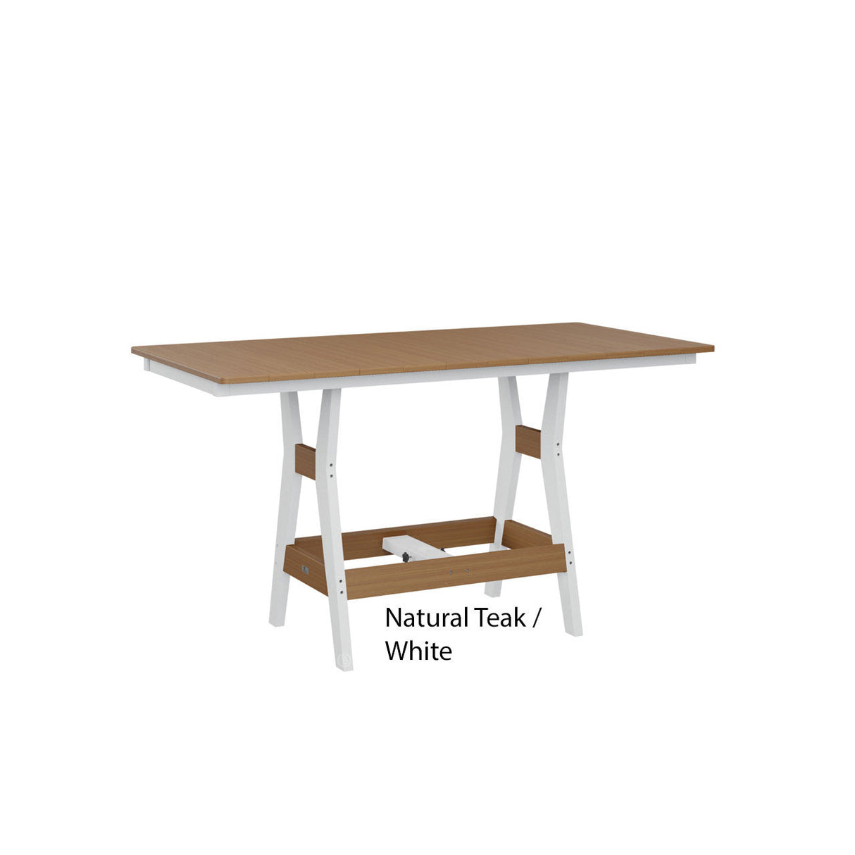 Berlin Gardens Harbor 33" x 66" Rectangular Dining Table