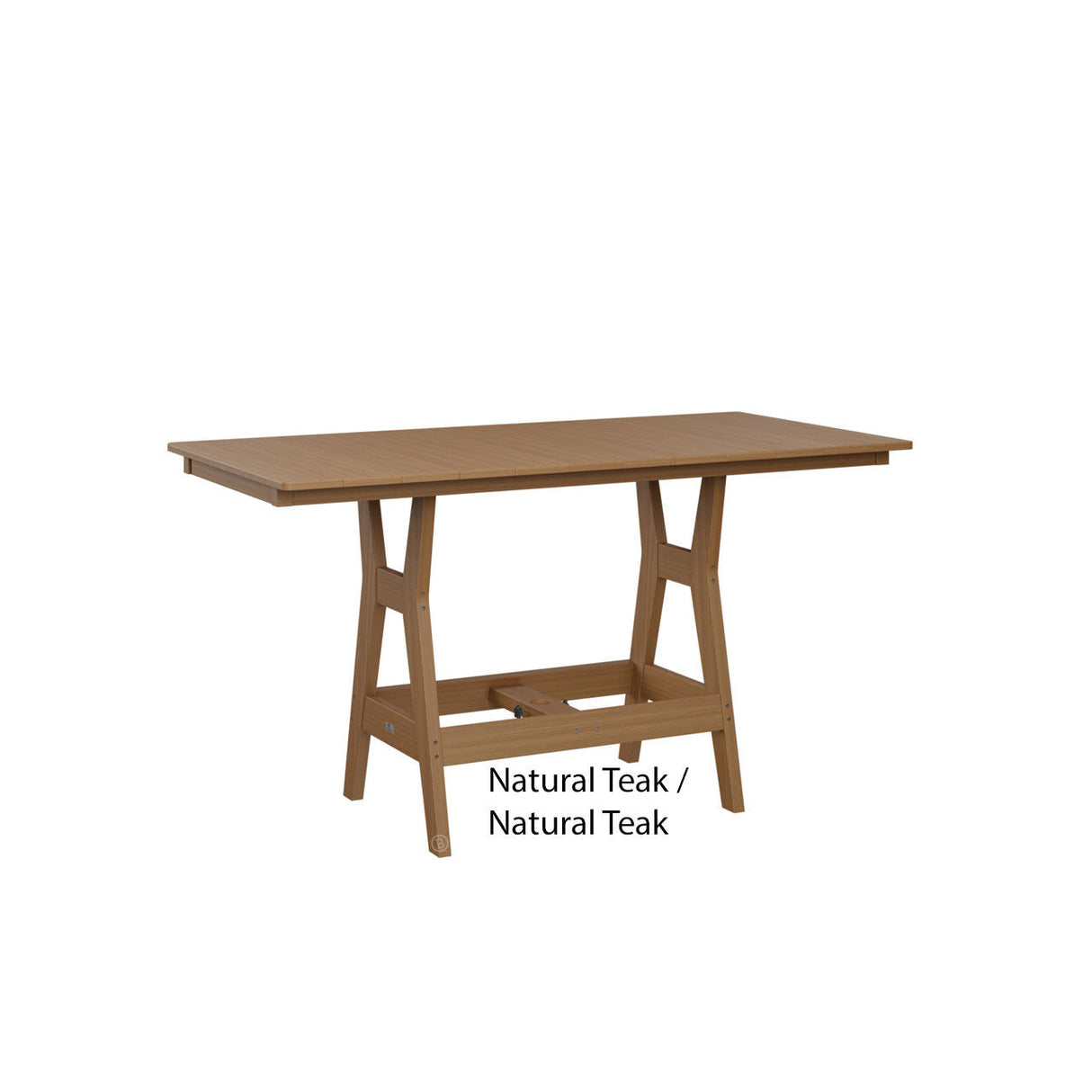 Berlin Gardens Harbor 33" x 66" Rectangular Dining Table