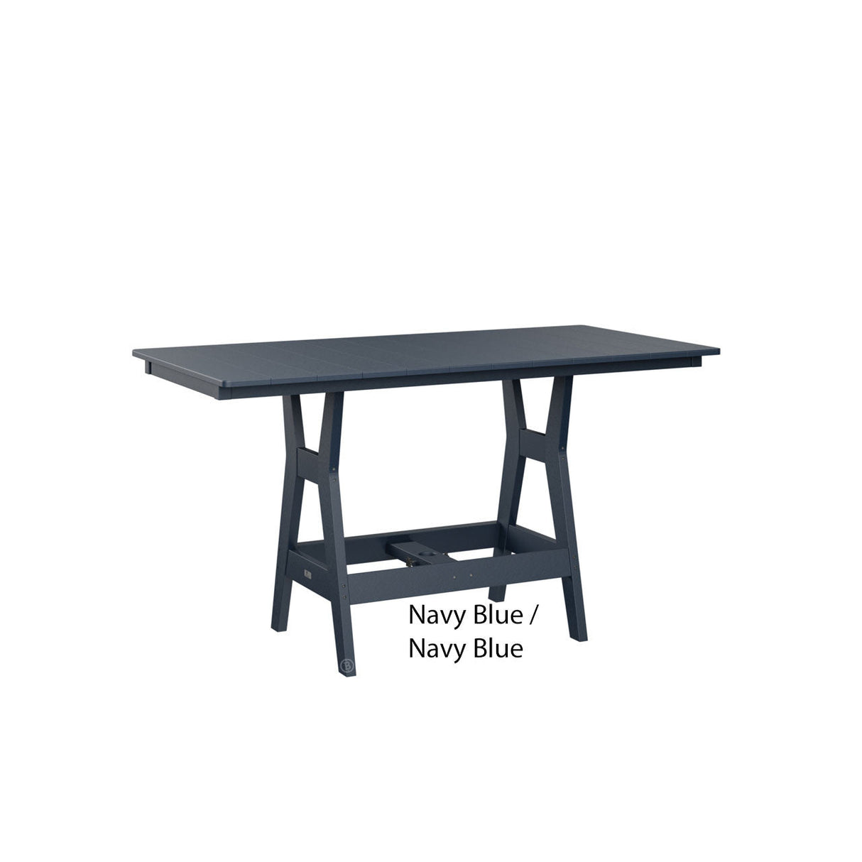 Berlin Gardens Harbor 33" x 66" Rectangular Dining Table