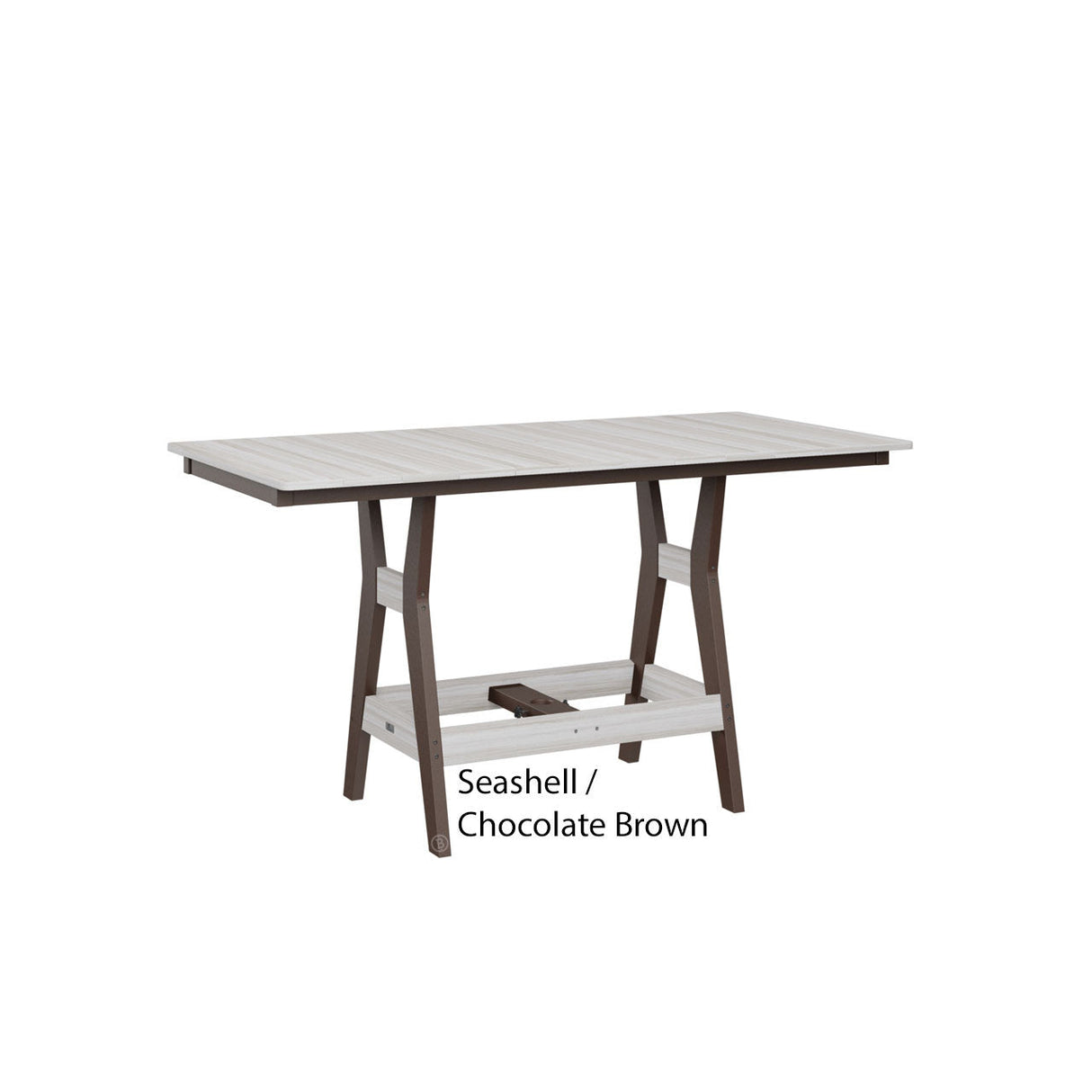 Berlin Gardens Harbor 33" x 66" Rectangular Dining Table