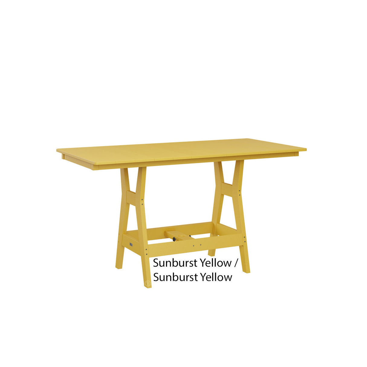 Berlin Gardens Harbor 33" x 66" Rectangular Dining Table
