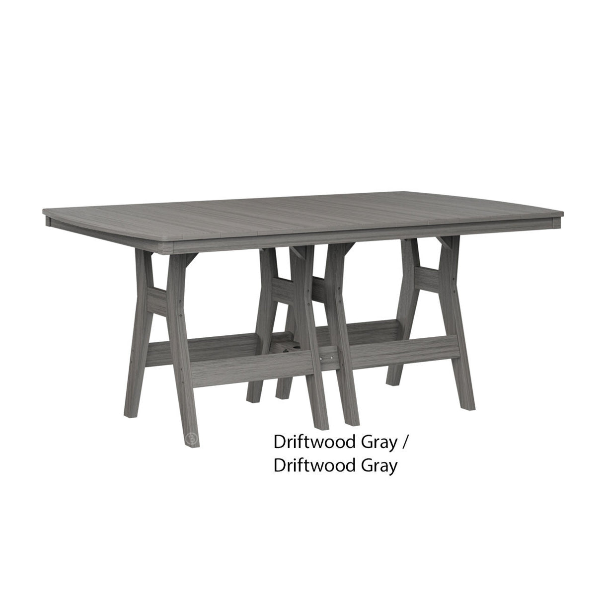 Berlin Gardens Harbor 44" x 72" Rectangular Bar Table