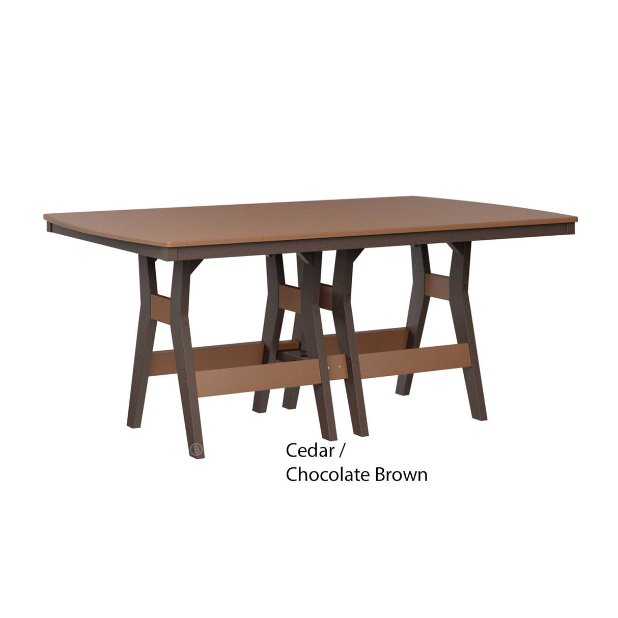 Berlin Gardens Harbor 44" x 72" Rectangular Dining Table