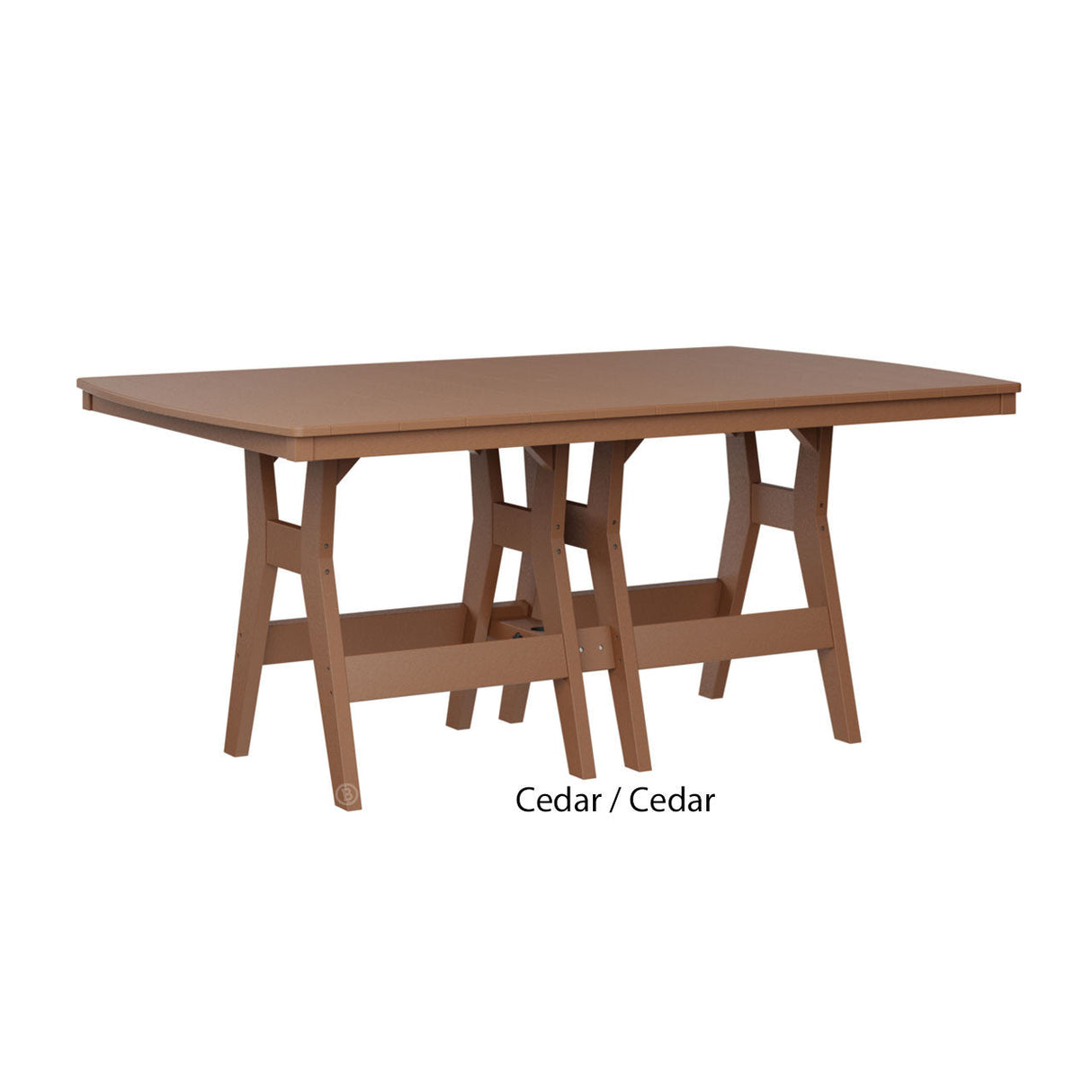 Berlin Gardens Harbor 44" x 72" Rectangular Dining Table