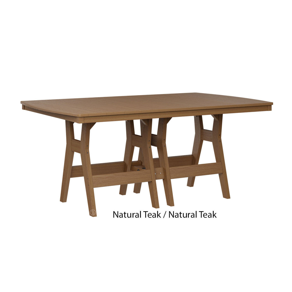 Berlin Gardens Harbor 44" x 72" Rectangular Dining Table