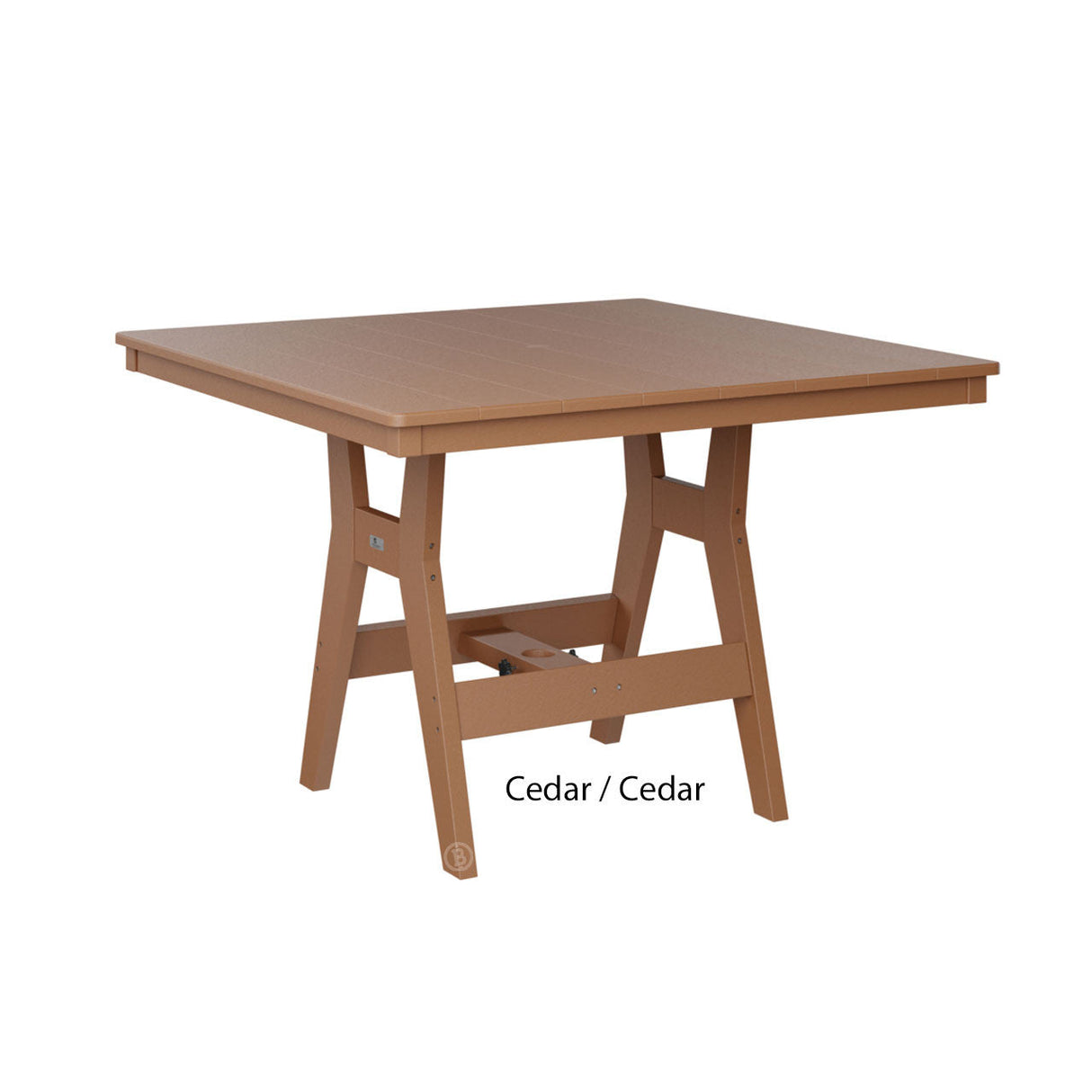 Berlin Gardens Harbor 44" Square Bar Table