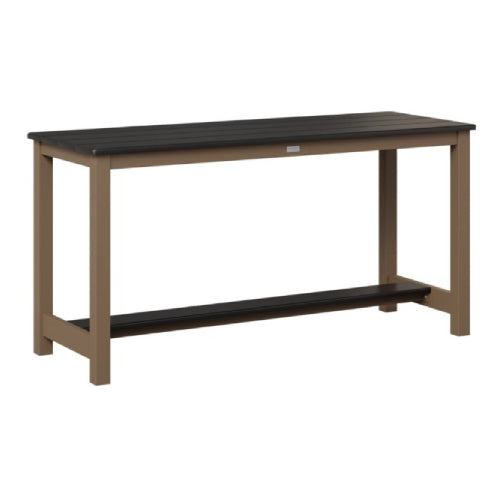 Berlin Gardens Aluminum Balcony Table Dining Height Hammered top