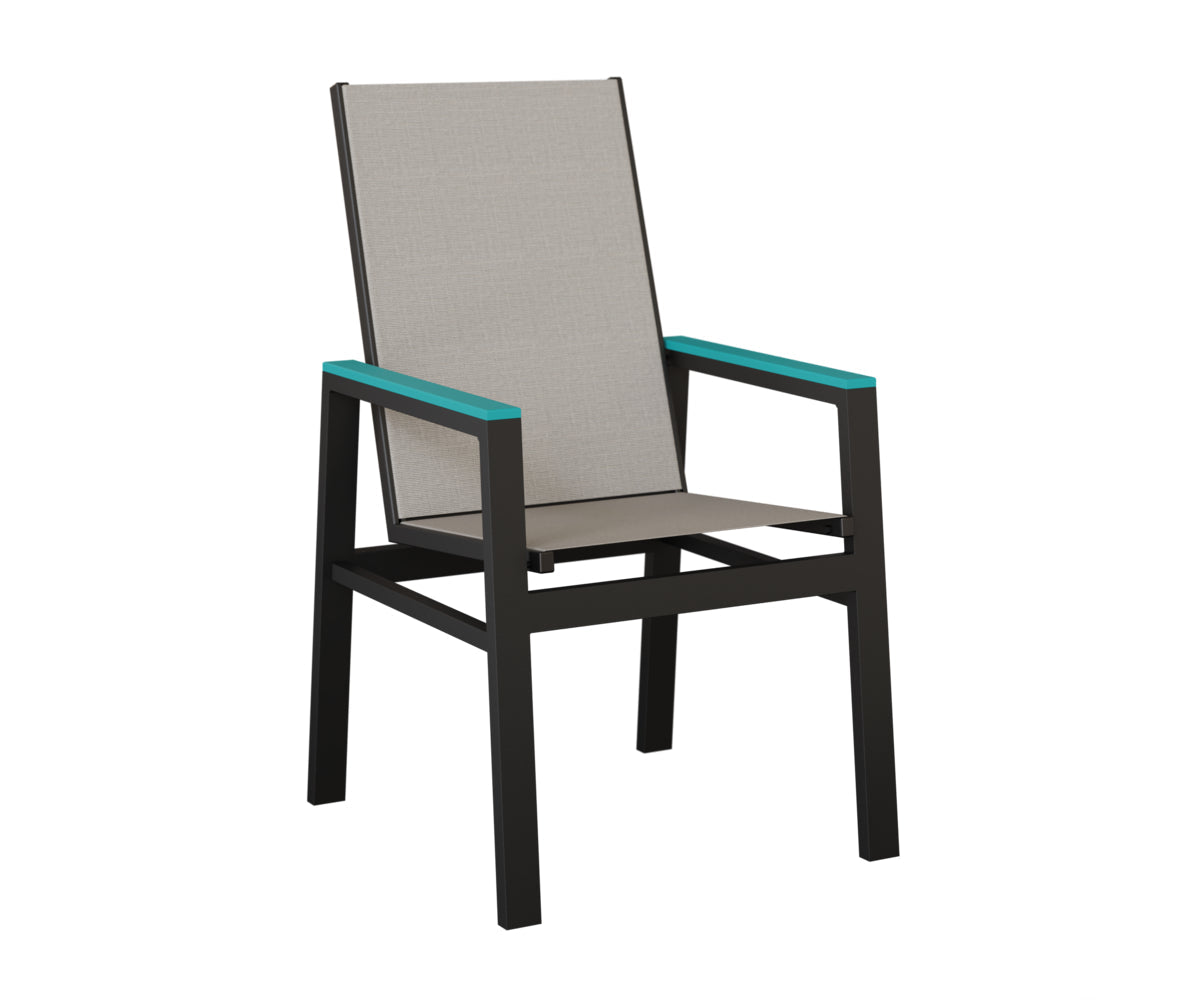 Berlin Gardens Vida High Back Padded Sling Dining Chair