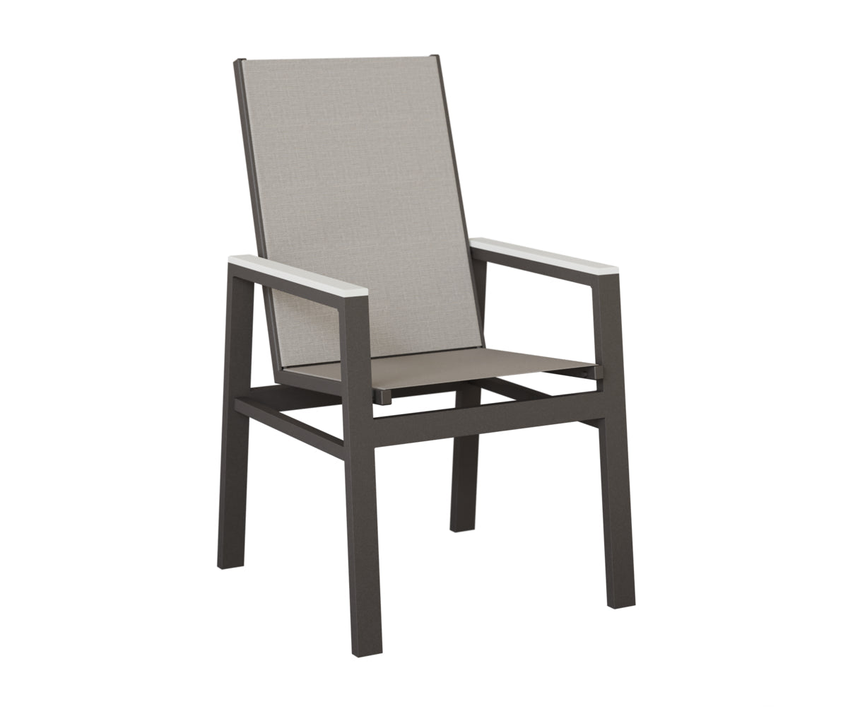 Berlin Gardens Vida High Back Padded Sling Dining Chair