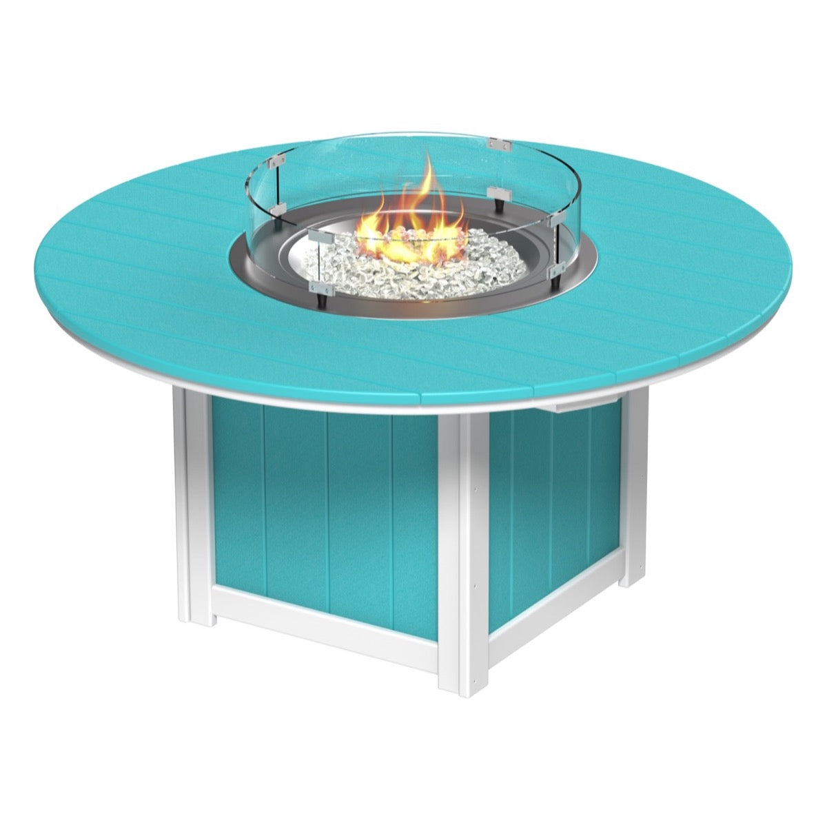 LuxCraft Lumin Fire Table 60" Round - Counter Height