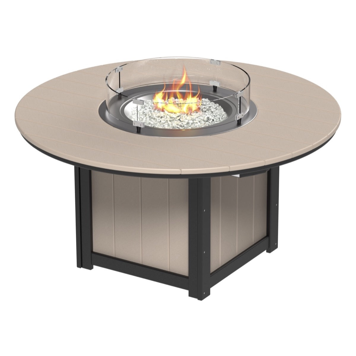 LuxCraft Lumin Fire Table 60" Round - Counter Height