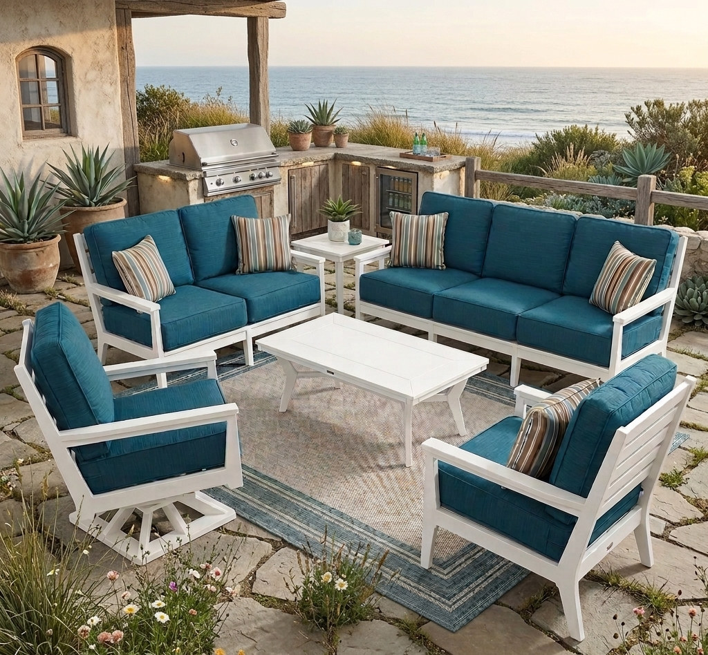 6 Piece Mayhew Deep Seating Set - Quick Ship