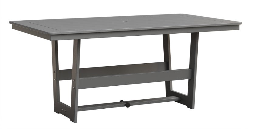 Berlin Gardens MGP Hudson Dining Height 40" x 70" Rectangle Table with Standard Top