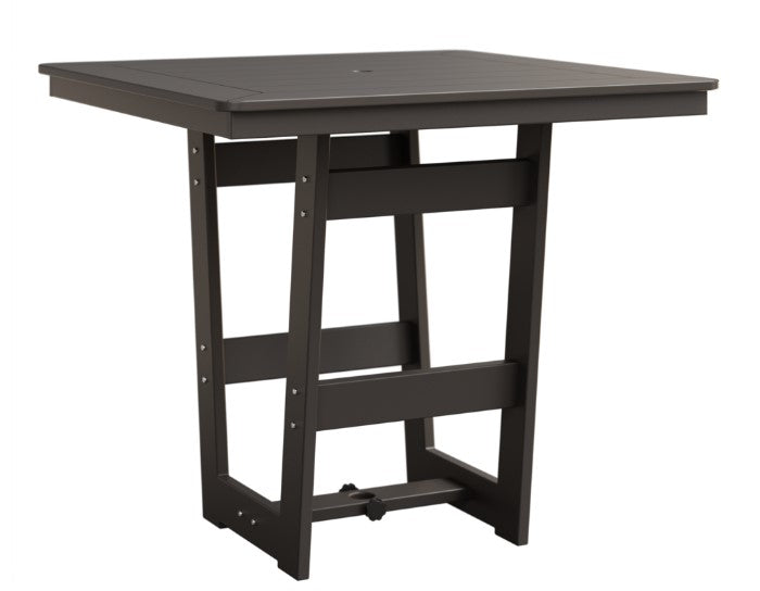 Berlin Gardens MGP Hudson Counter Height 40" x 40" Square Table with Hammered Top