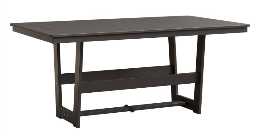 Berlin Gardens MGP Hudson Dining Height 40" x 70" Rectangle Table with Standard Top