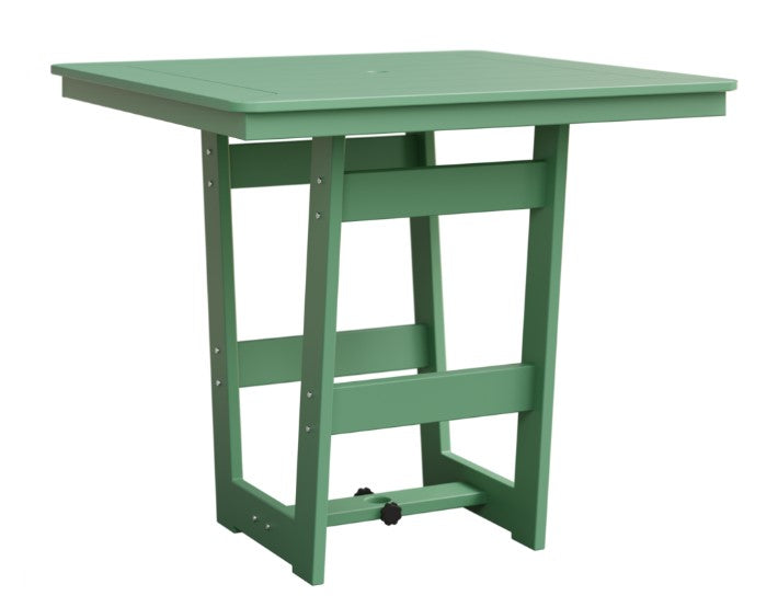 Berlin Gardens MGP Hudson Counter Height 40" x 40" Square Table with Hammered Top