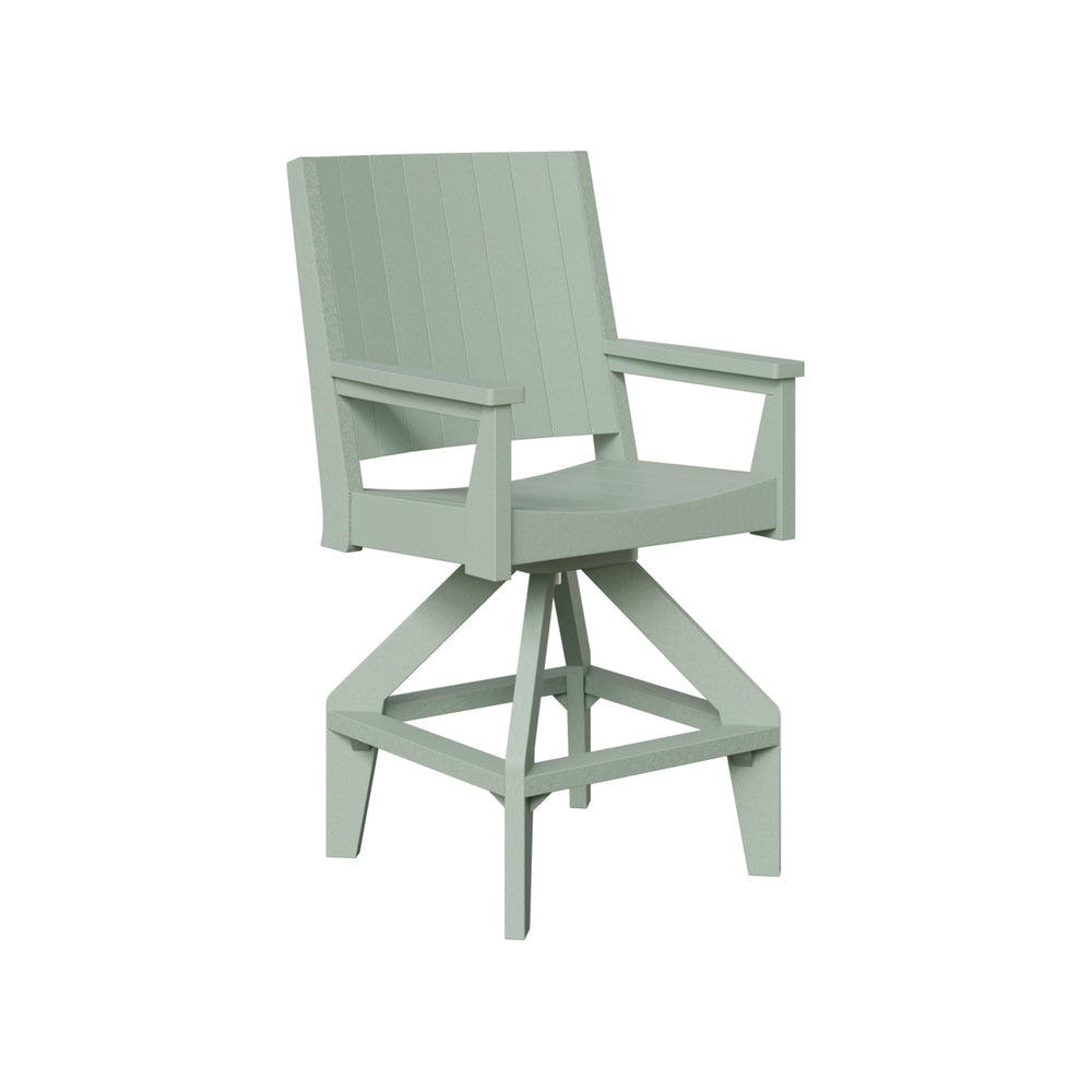 Berlin Gardens Mayhew Chat Swivel Bar Chair