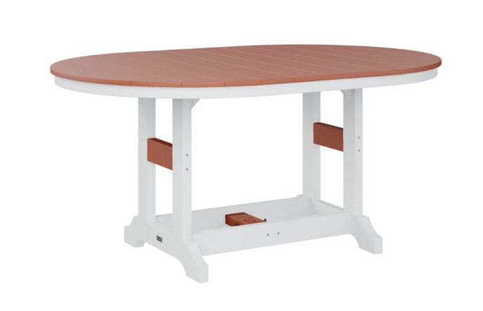 Berlin Gardens Garden Classic Standard Top 44" x 64" Oblong Dining Table