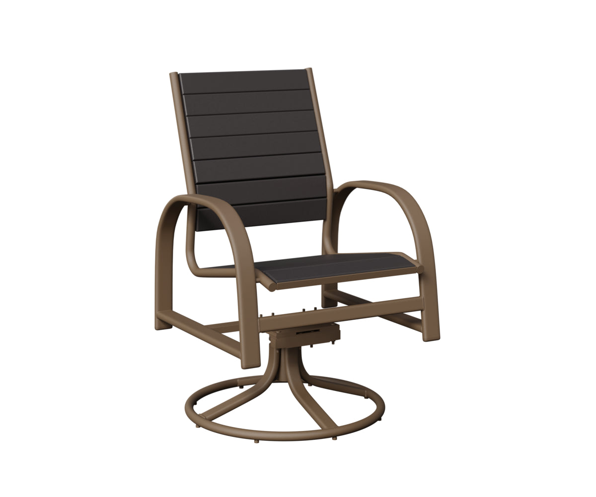 Berlin Gardens Murphy Poly Swivel Rocker Dining Chair