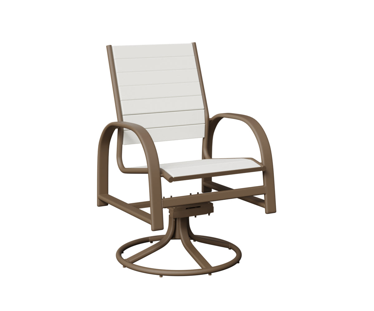 Berlin Gardens Murphy Poly Swivel Rocker Dining Chair