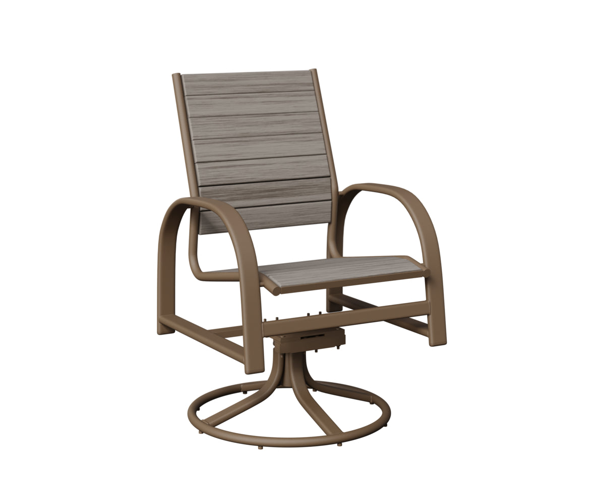 Berlin Gardens Murphy Poly Swivel Rocker Dining Chair