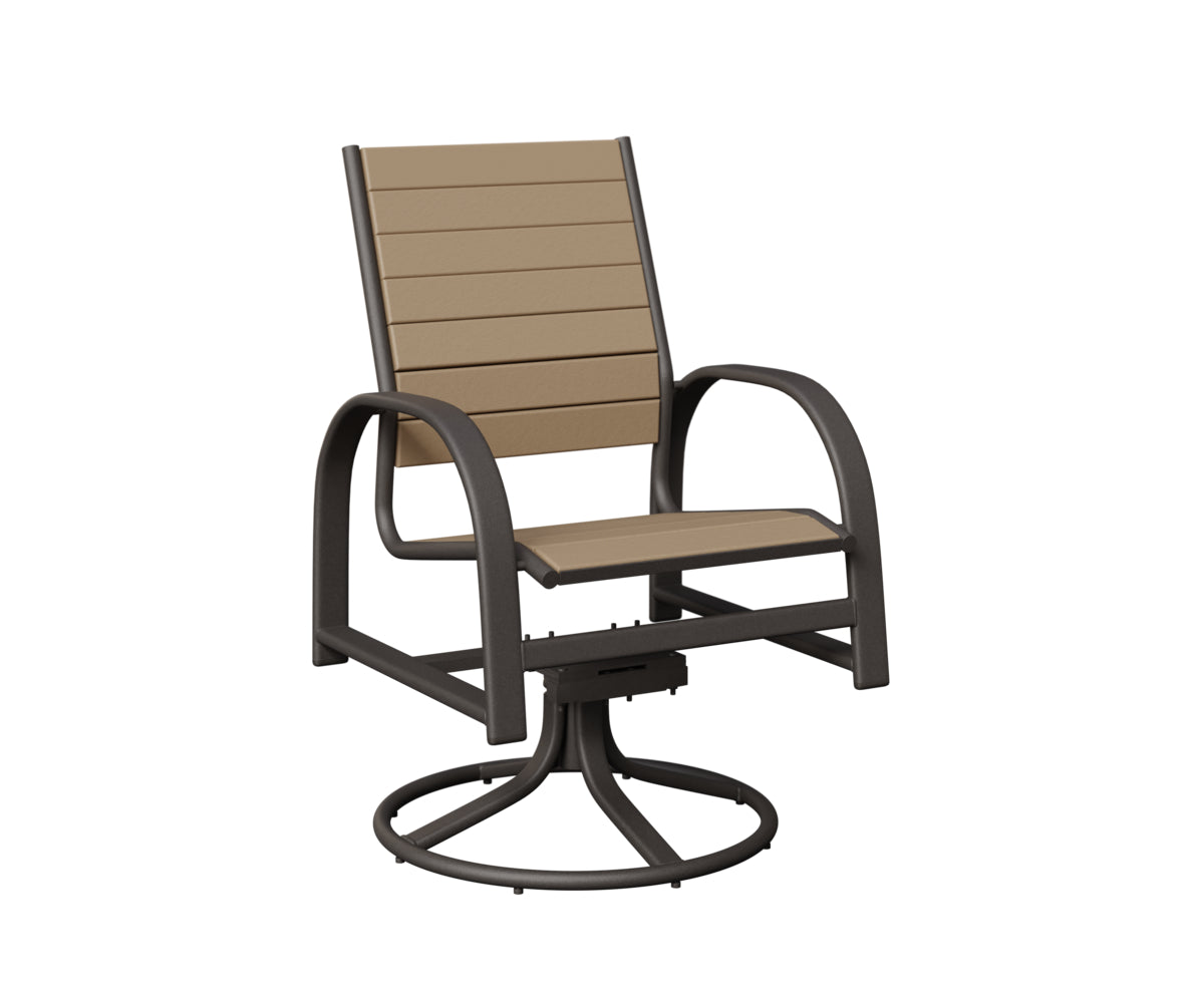 Berlin Gardens Murphy Poly Swivel Rocker Dining Chair