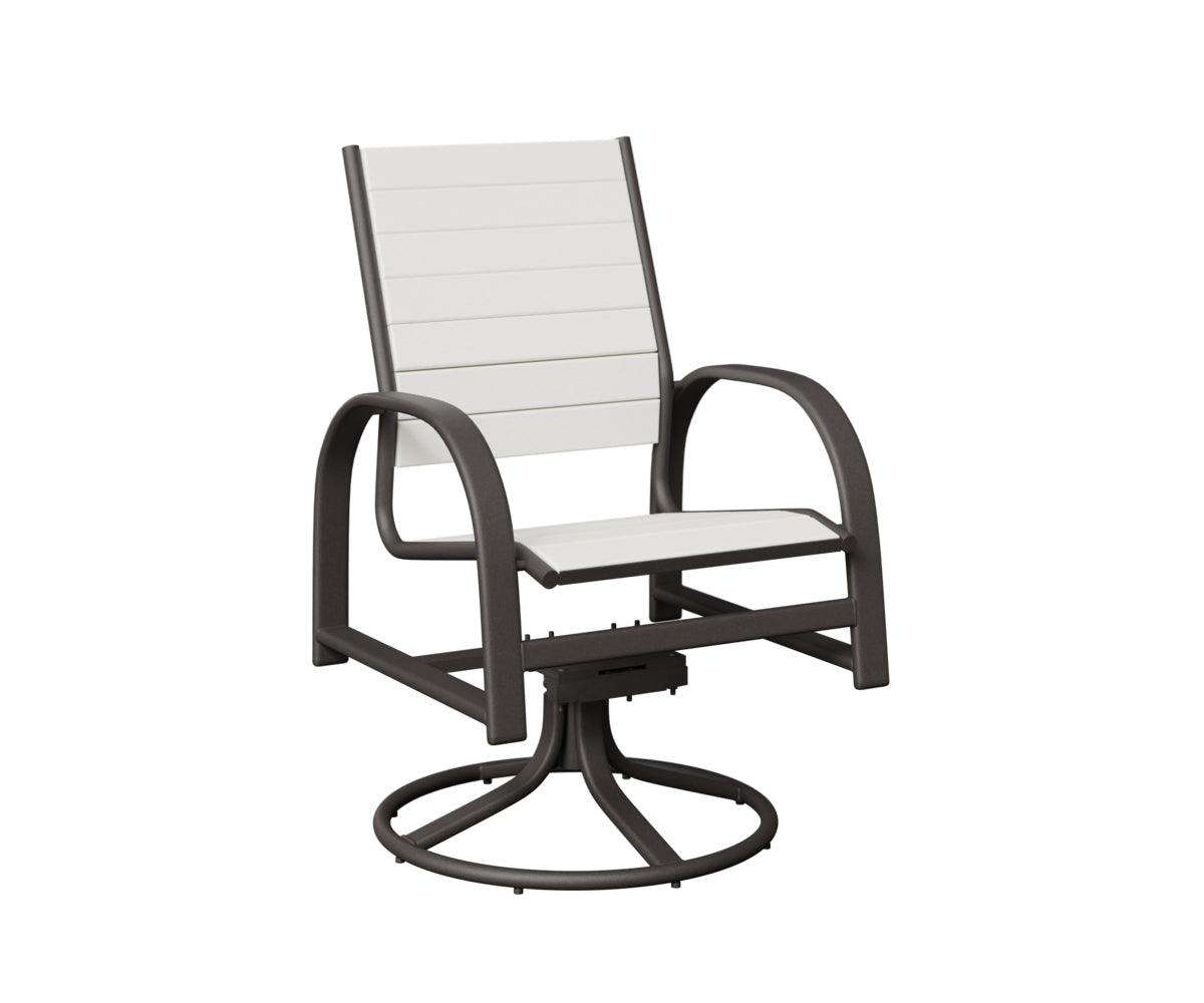 Berlin Gardens Murphy Poly Swivel Rocker Dining Chair