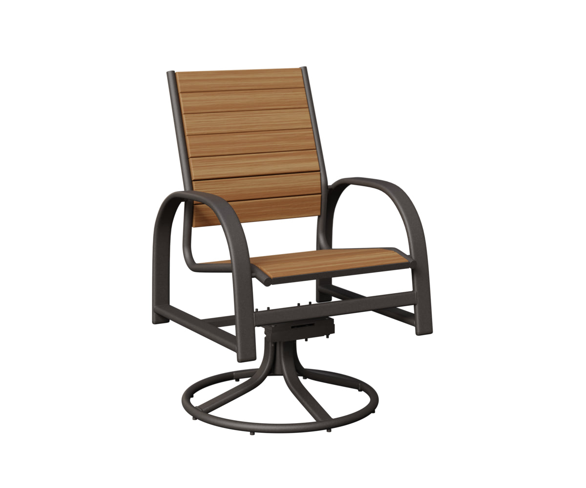 Berlin Gardens Murphy Poly Swivel Rocker Dining Chair