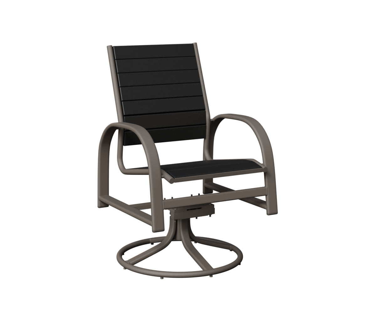 Berlin Gardens Murphy Poly Swivel Rocker Dining Chair