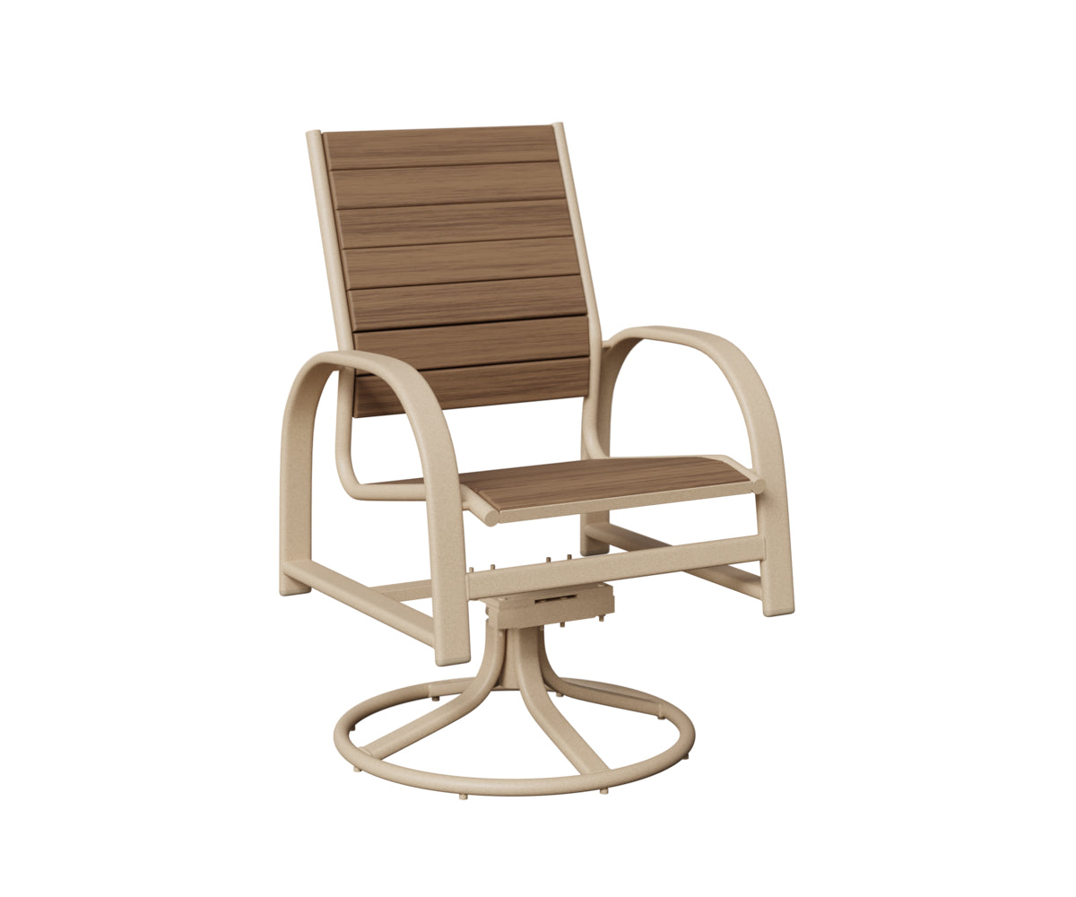 Berlin Gardens Murphy Poly Swivel Rocker Dining Chair
