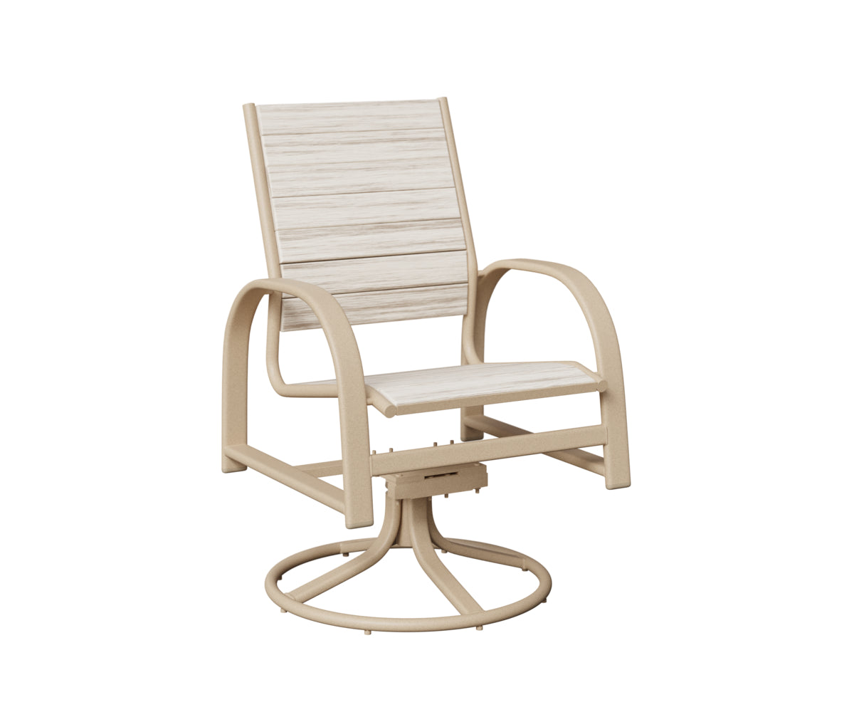 Berlin Gardens Murphy Poly Swivel Rocker Dining Chair
