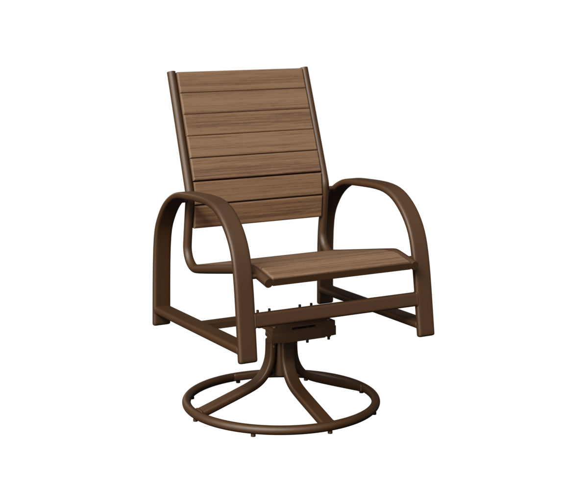 Berlin Gardens Murphy Poly Swivel Rocker Dining Chair