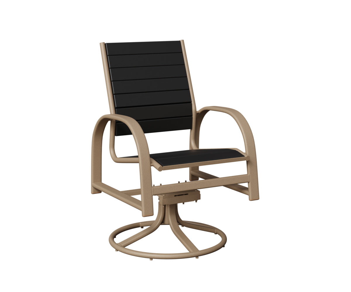 Berlin Gardens Murphy Poly Swivel Rocker Dining Chair