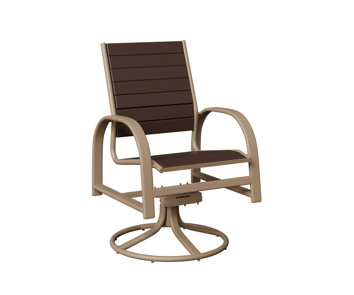 Berlin Gardens Murphy Poly Swivel Rocker Dining Chair