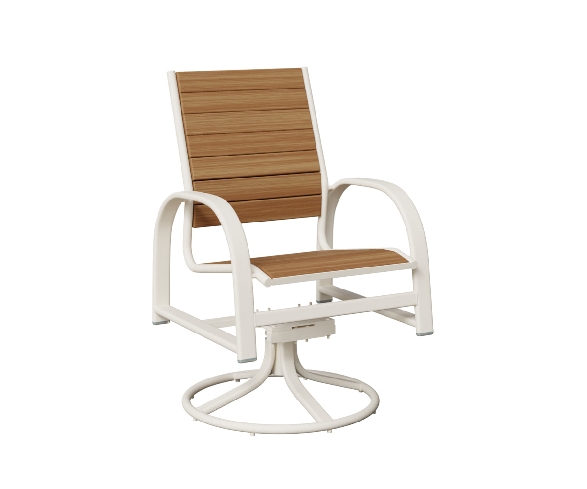 Berlin Gardens Murphy Poly Swivel Rocker Dining Chair