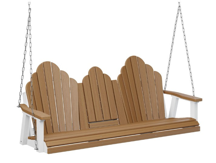 Berlin Gardens Cozi-Back Three Seat Swing w/Console (Stainless Chains)