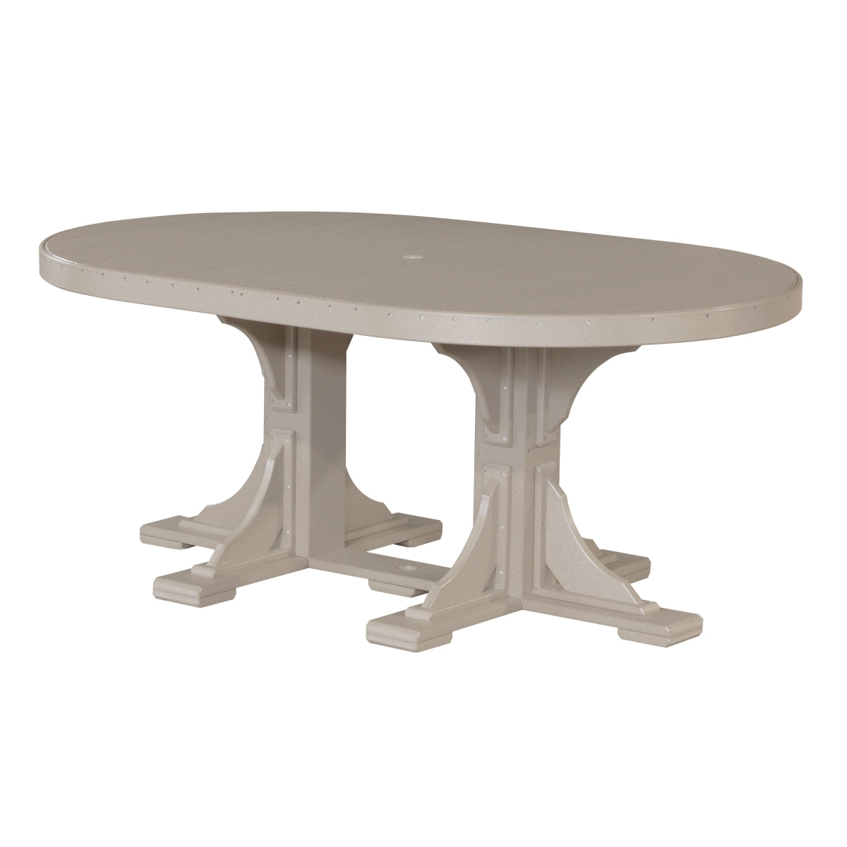 LuxCraft 4' x 6' Oval Table - Bar Height