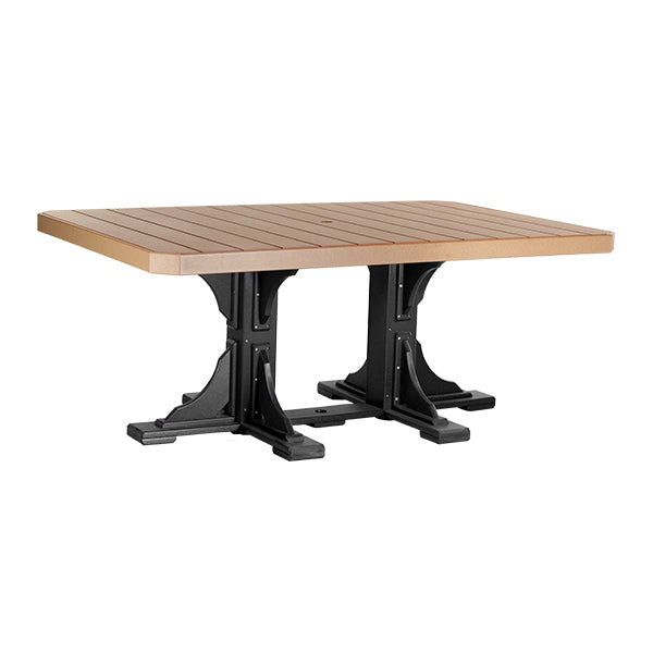 LuxCraft 4' x 6' Rectangular Table - Bar Height