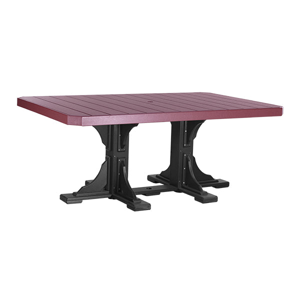 LuxCraft 4' x 6' Rectangular Table - Bar Height