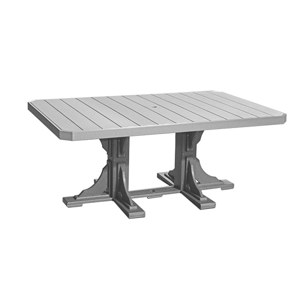 LuxCraft 4' x 6' Rectangular Table - Bar Height