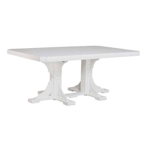 LuxCraft 4' x 6' Rectangular Table - Counter Height