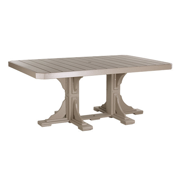 LuxCraft 4' x 6' Rectangular Table - Dining Height