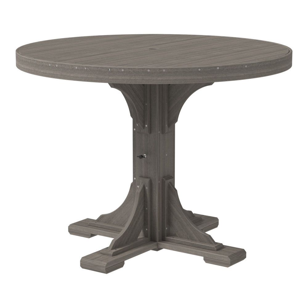 LuxCraft 4' Round Table - Counter Height