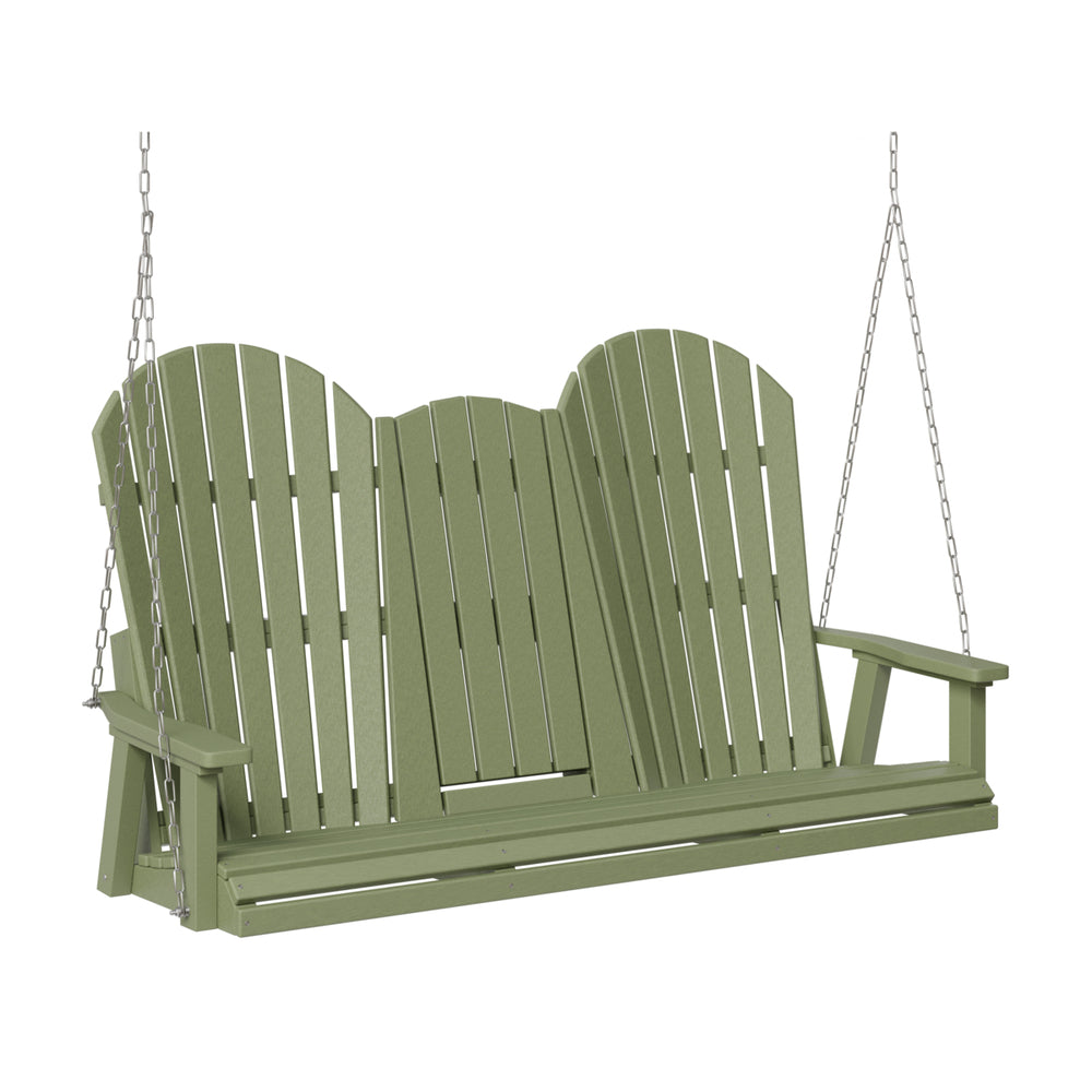 Berlin Gardens Comfo-Back Three Seat Swing w/Console (Stainless Chains)