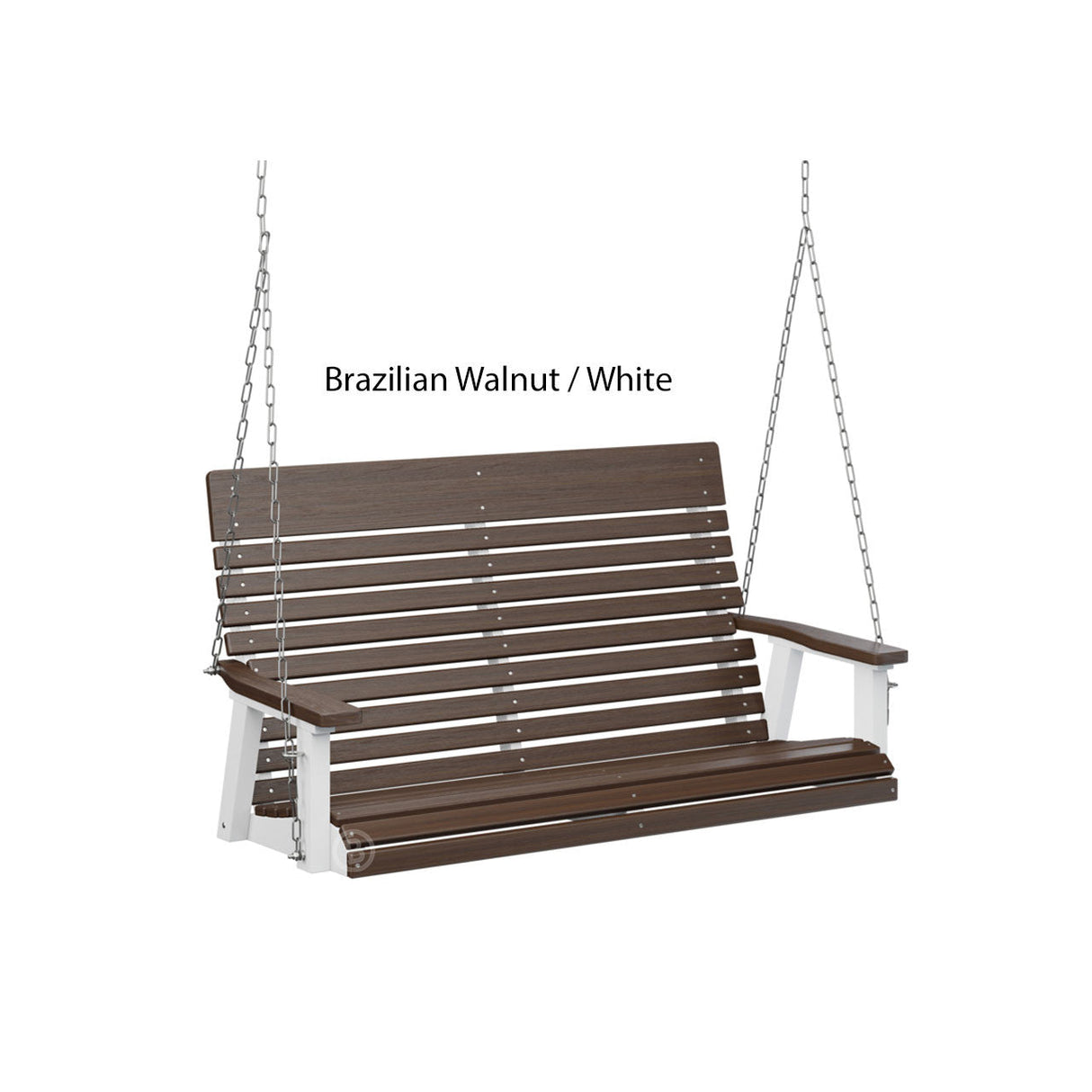 Berlin Gardens Casual-Back Double Swing (Zinc Chains)