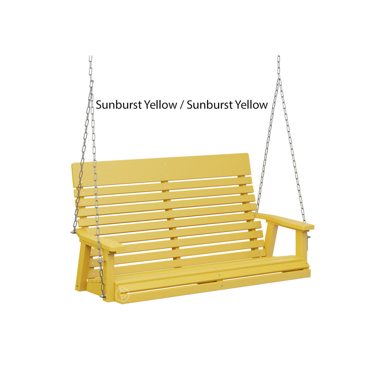 Berlin Gardens Casual-Back Double Swing (Zinc Chains)