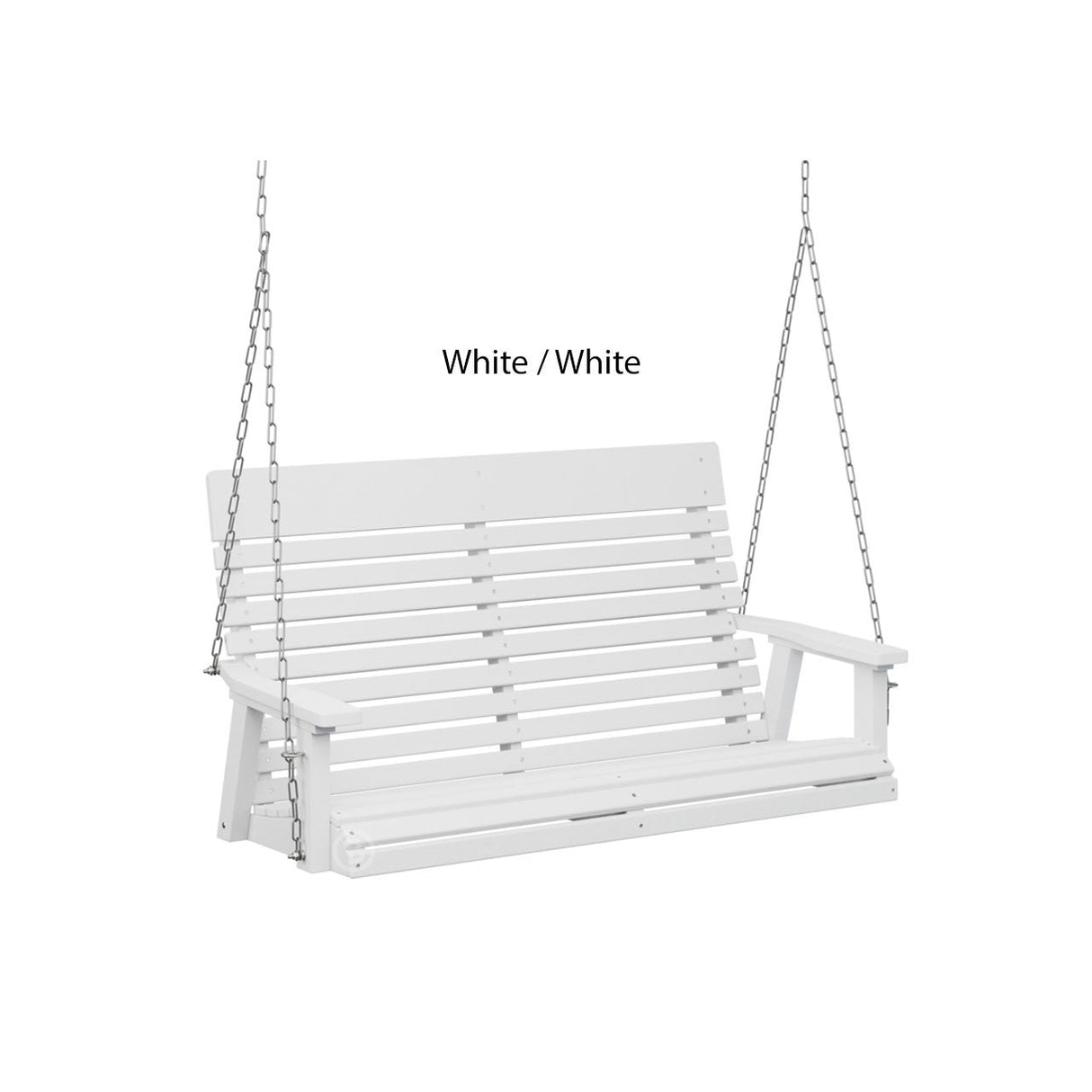 Berlin Gardens Casual-Back Double Swing (Zinc Chains)