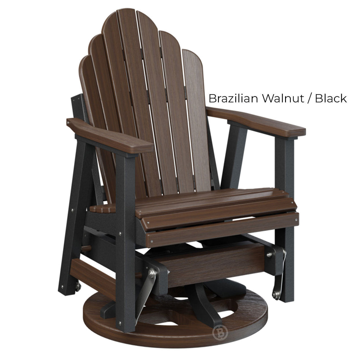 Berlin Gardens Cozi-Back Swivel Glider