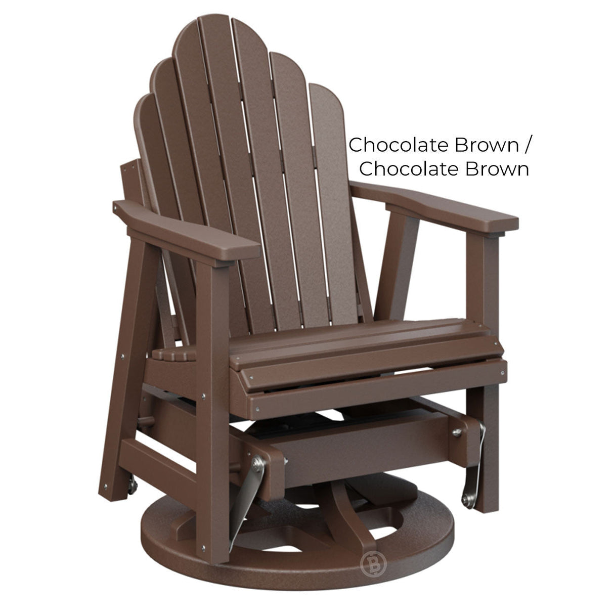 Berlin Gardens Cozi-Back Swivel Glider